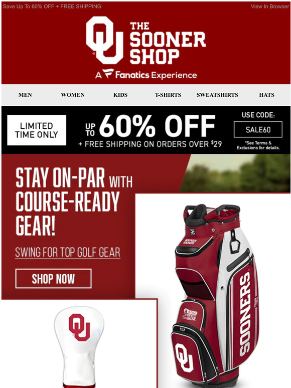 Drive For Deals On Golf Gear