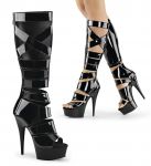 Gladiator High Heels DELIGHT-600-49 - Schwarz