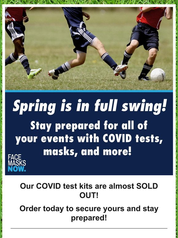 Stay Prepare for Spring Events with 20% Savings!