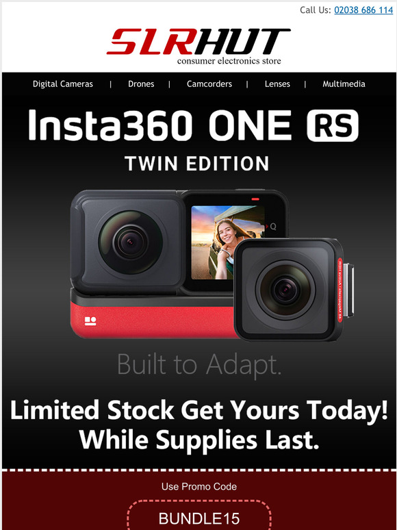 Insta360 ONE RS Twin Edition GET 15 OFF
