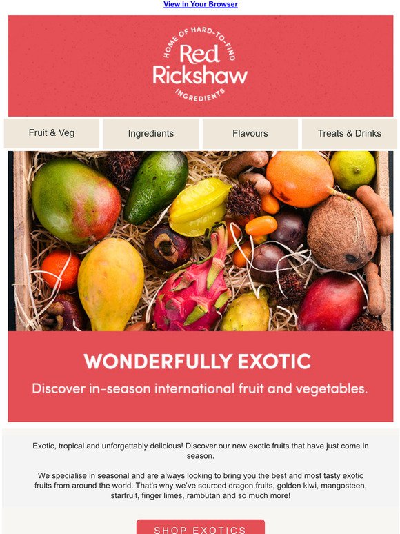 New for you | Exotic Fruits & Vegetables 