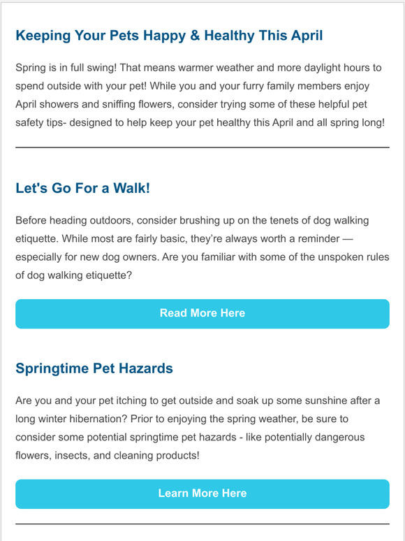 April Tips & Tricks From MetLife Pet Insurance