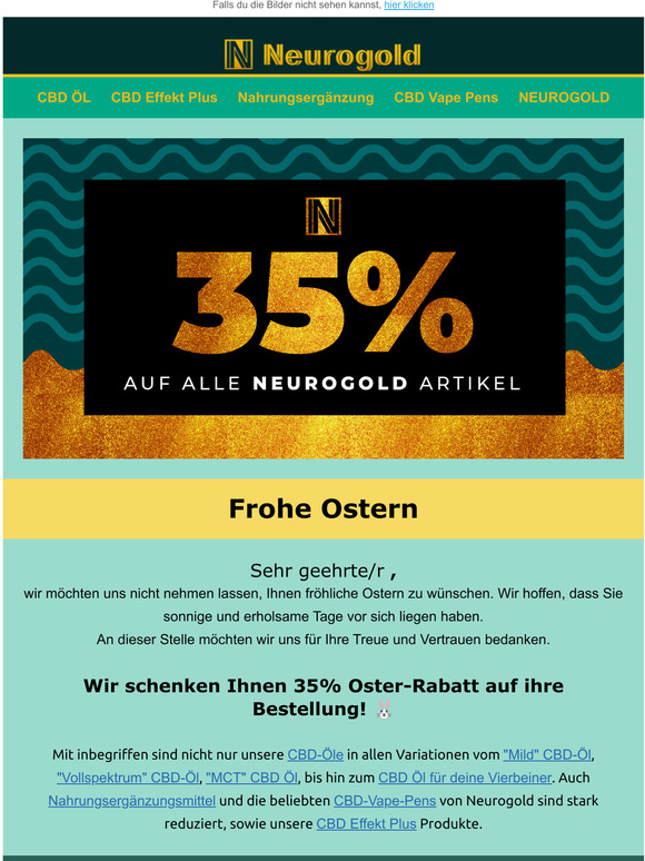  35% Osterrabatt 