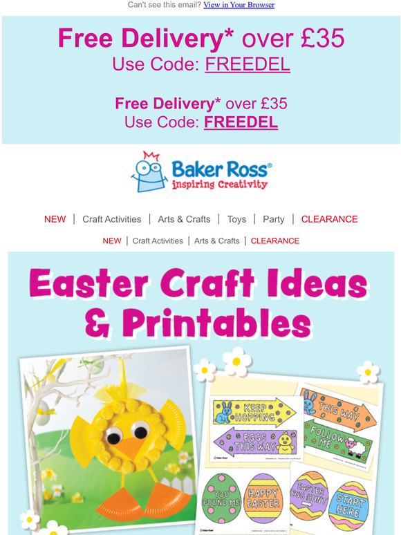 Baker Ross: Easter Craft Ideas & Printables | Milled