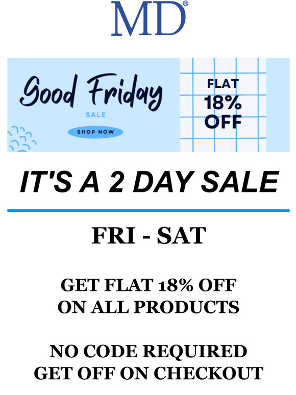 Good Friday Sales