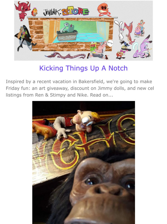 A Bundle of Surprises Today (New discounts, cels, and more)