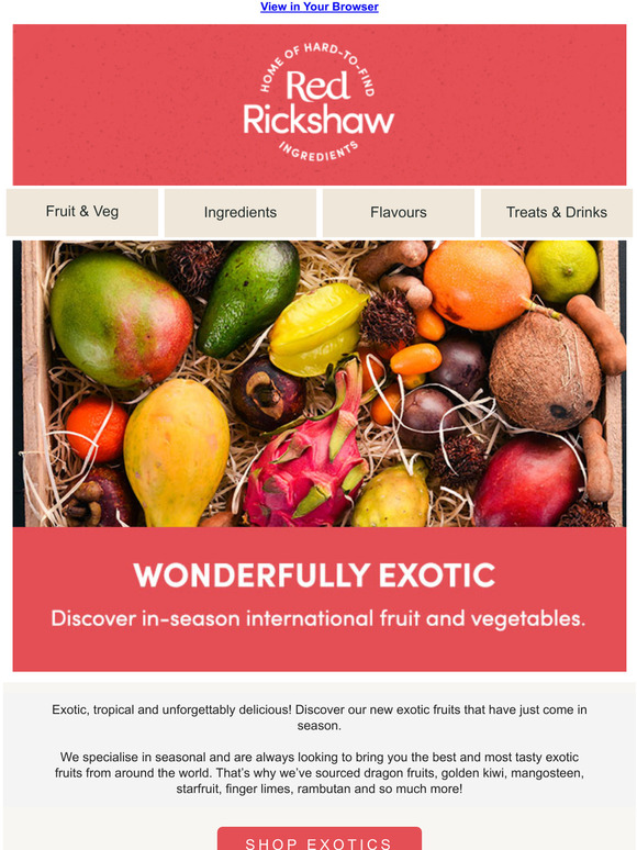New for you | Exotic Fruits & Vegetables
