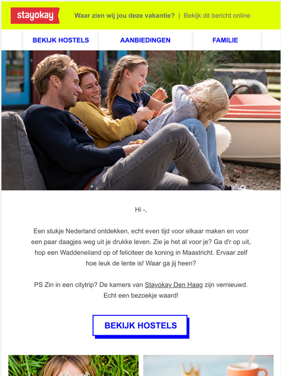 Waar zien wij jou in de meivakantie?