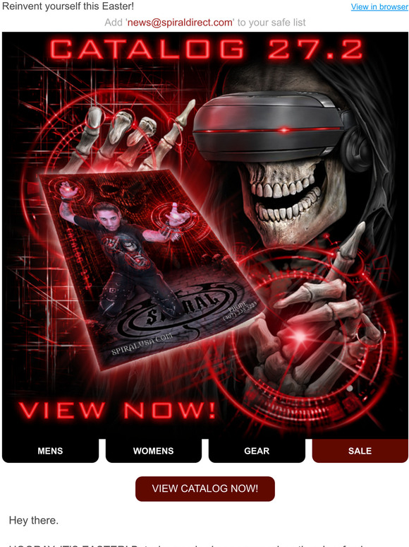 Spiral Direct (US & CA): A DEAD GOOD DESIGN FROM SPIRAL! | Milled