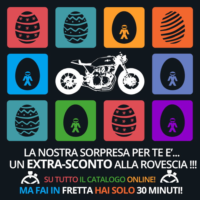 Motoabbigliamento IT: ExtraSconto a Sorpresa di Pasqua! | Milled