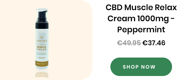 CBD Muscle Relax Cream 1000mg - Peppermint
