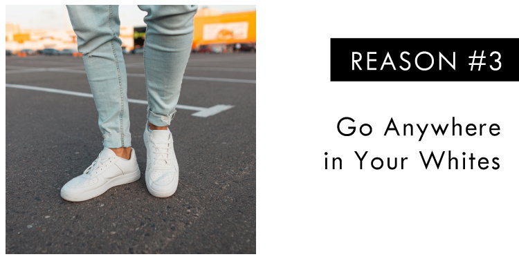 Go Anywhere in Your Whites