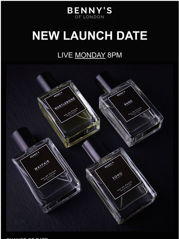 AFTERSHAVE LAUNCH NOW MONDAY 8PM!