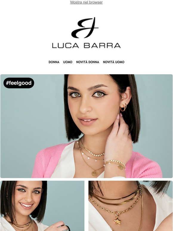 Lemozione di piacersi in ogni occasione, scegli un gioiello Luca Barra