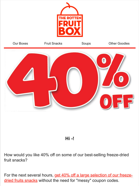 [FINAL HOURS] 40% OFF (NO COUPON NEEDED)