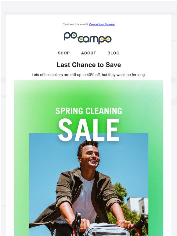 Spring Cleaning: Last chance to save!