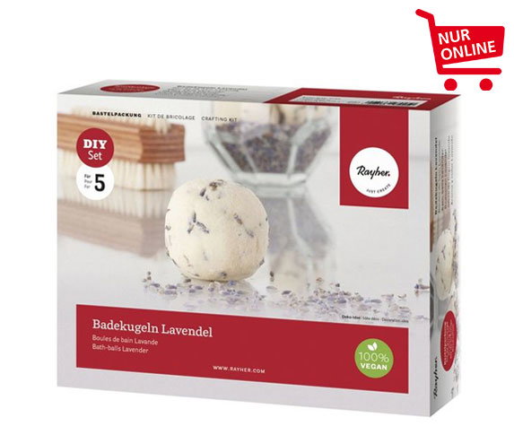 RAYHER Bastelset Badekugeln Lavendel