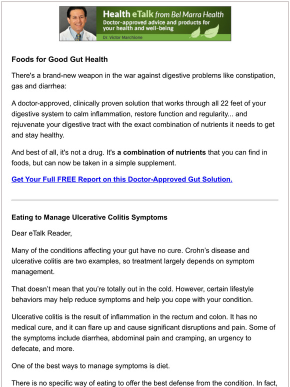 Foods for Good Gut Health