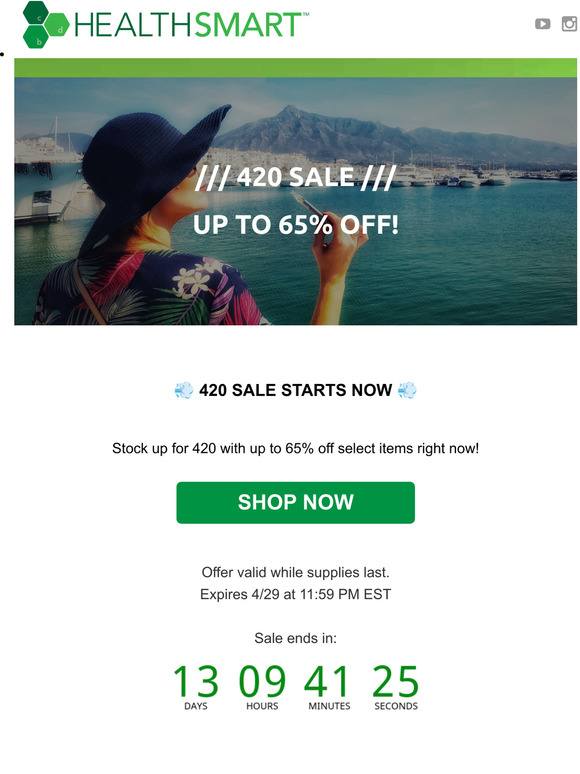 420 Sale Starts Now! 