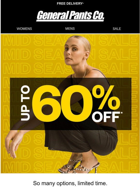 General Pants: NEW styles added to SALE 