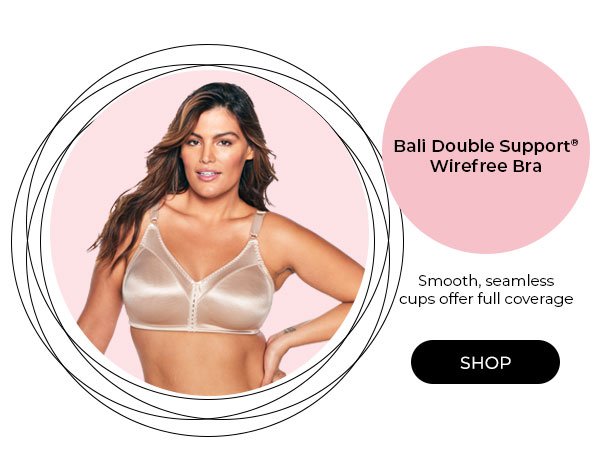 Shop Bali Double Support Wirefree Bra