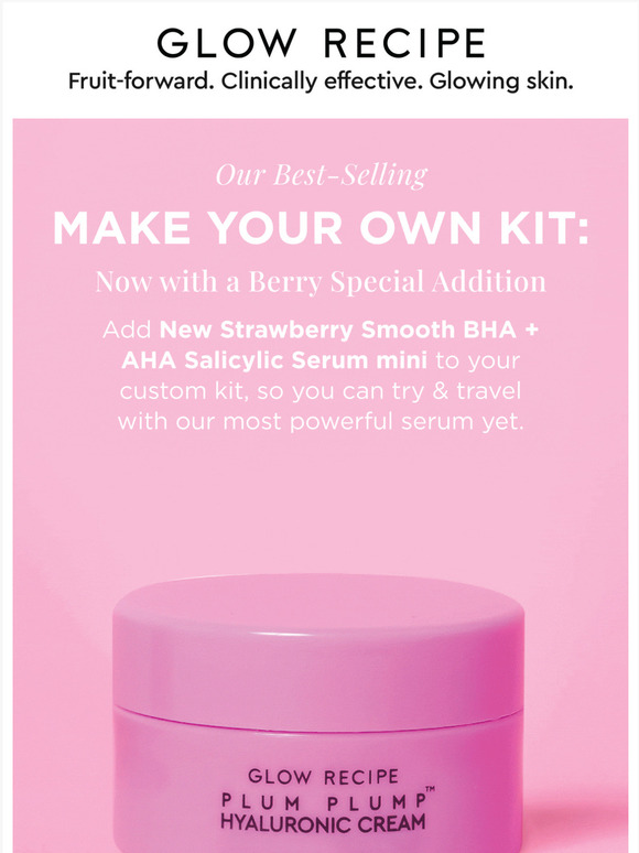 Glow Recipe Make Your Own Kit has been *Upgraded* Milled