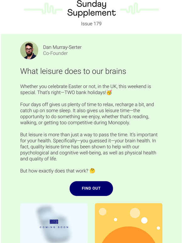 Heights This is why free time is good for you Milled