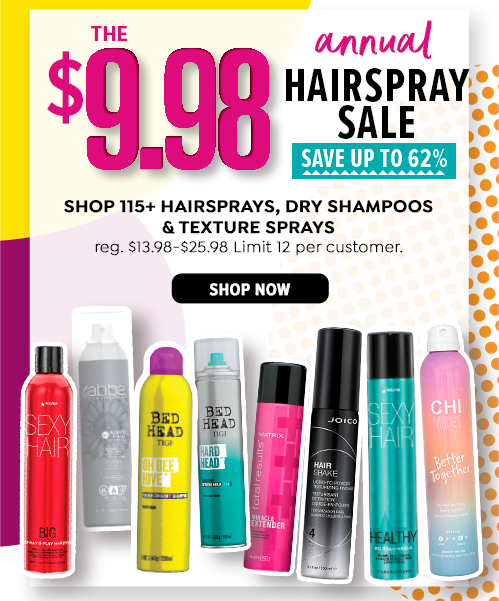 Big Sexy Hair products on sale for as low as $9.98!