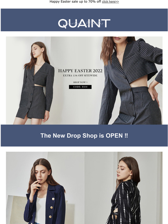 Happy Easter Sale Extra 15% off sitewide Code:NEW15