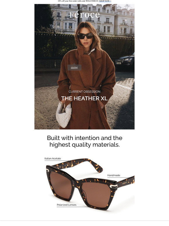 Feroce Eyewear: The Heather XL will elevate any look | Milled display picture 3