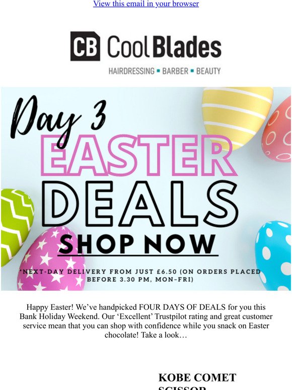 EASTER WEEKEND DEALS - DAY THREE!