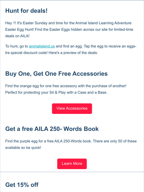 AILA Easter Egg Hunt