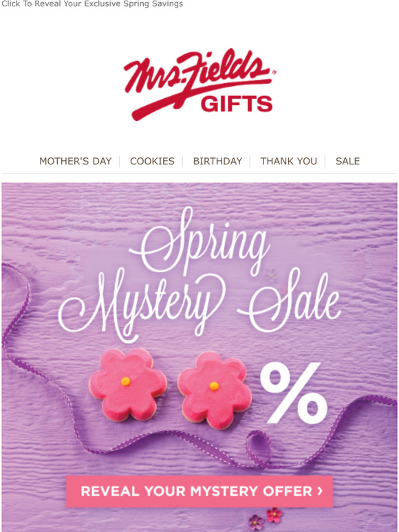 Mrs. Fields Spring Mystery Offer How Much Will You Save? Milled