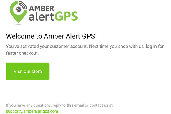 Customer account confirmation