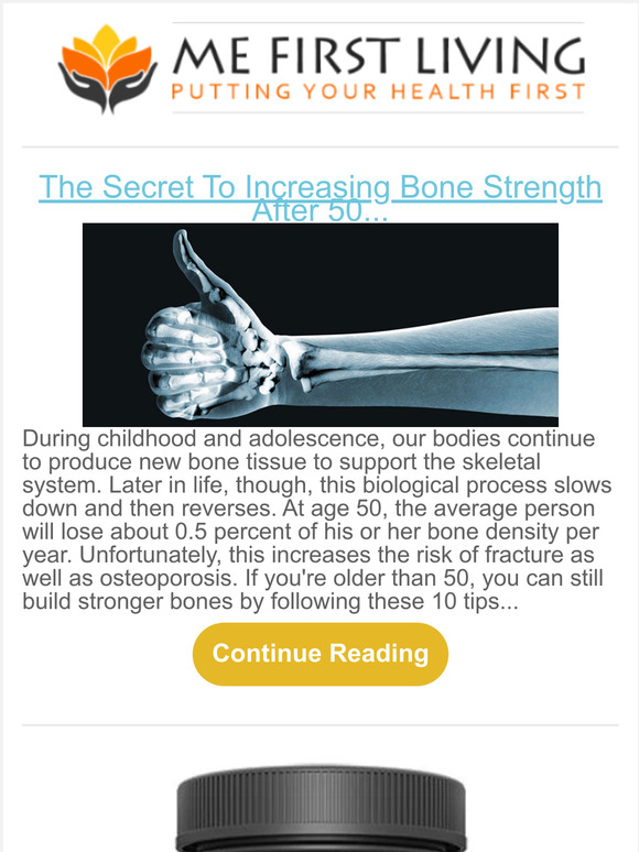 The Secret to Increase Bone Strength After 50