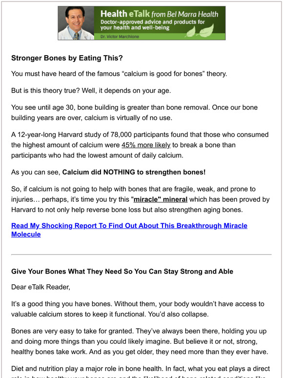 Stronger Bones by Eating THIS?
