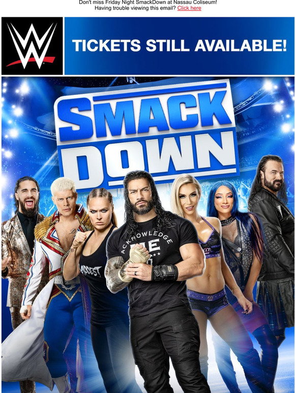 WWE SmackDown Returns to Nassau Coliseum for the First Time in 9 Years