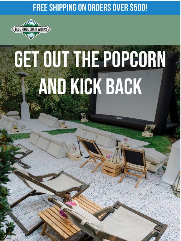 Turn Your Yard into an Outdoor Cinema 
