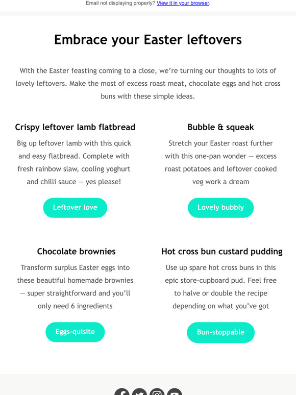 The Jamie Oliver Shop Crispy lamb flatbread, easy brownies, hot cross