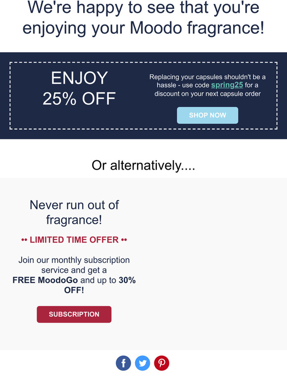 Reminder: Keep the Spring smell in the Air