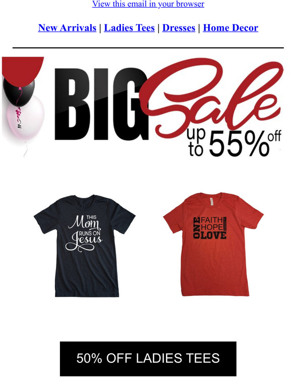 Semi-Annual Sale starts TODAY! Up to 55% off store-wide