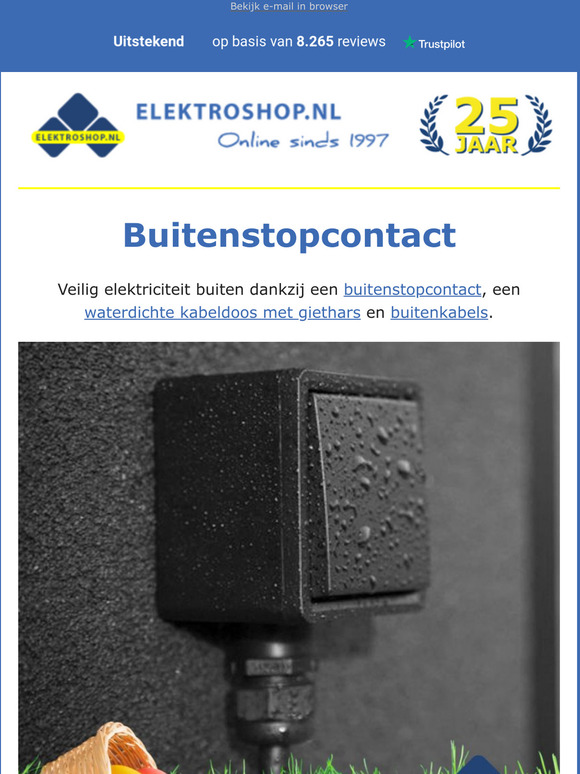 Stopcontact voor buiten