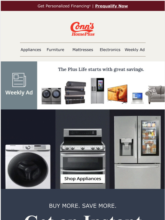 Conns Your Weekly Ad is Here! Milled