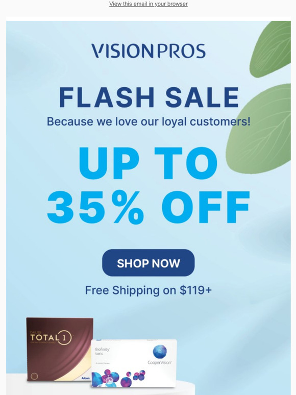 FLASH SALE! Up To 35% Off Great Products!