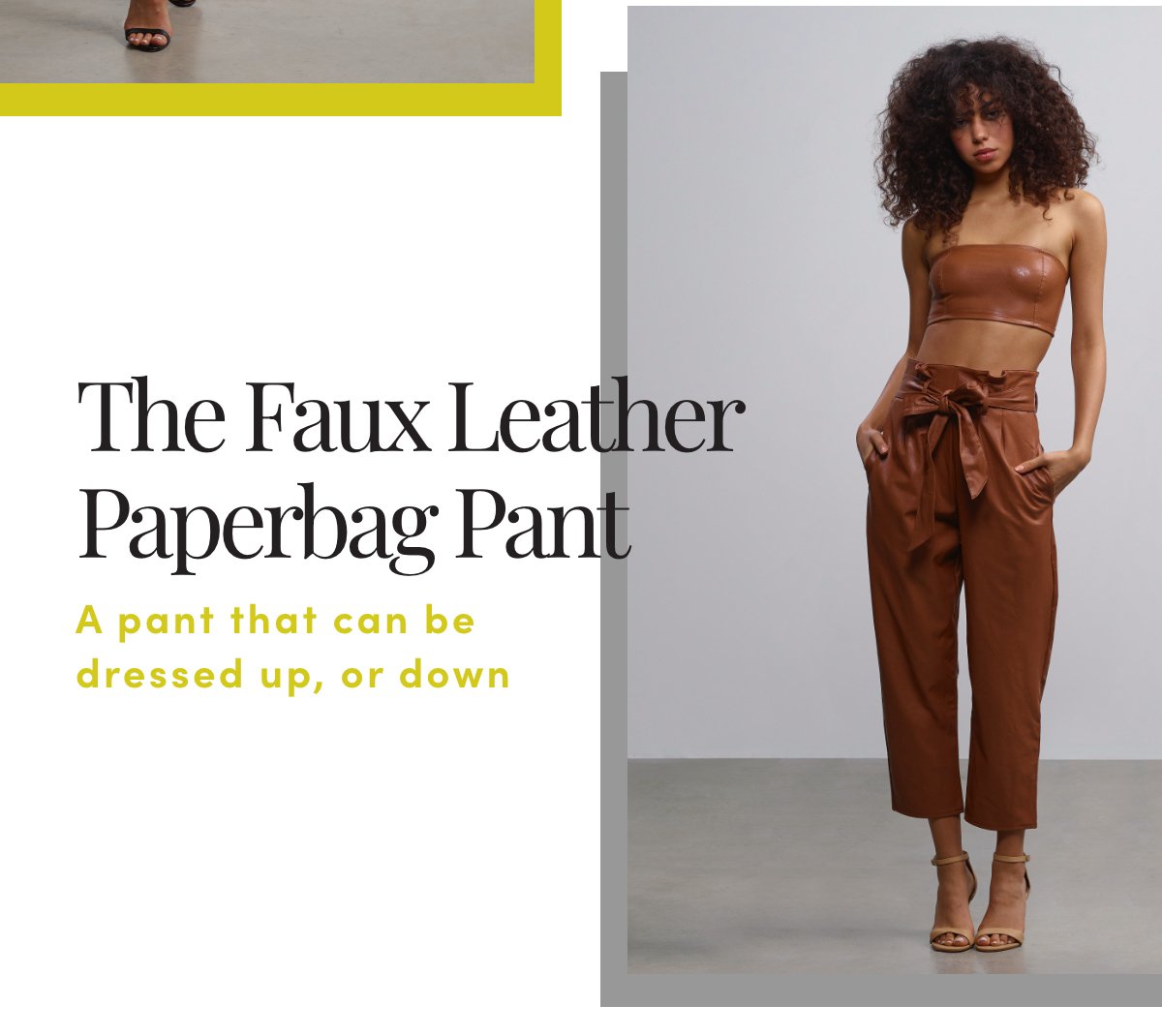Commando The Faux Leather Paperbag Pants