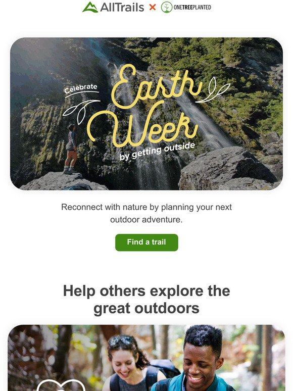Celebrate Earth Week by sharing your love for the outdoors