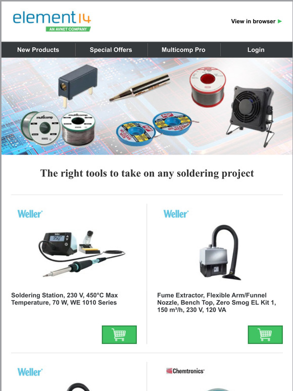Make sure you have the right tools to take on any soldering project