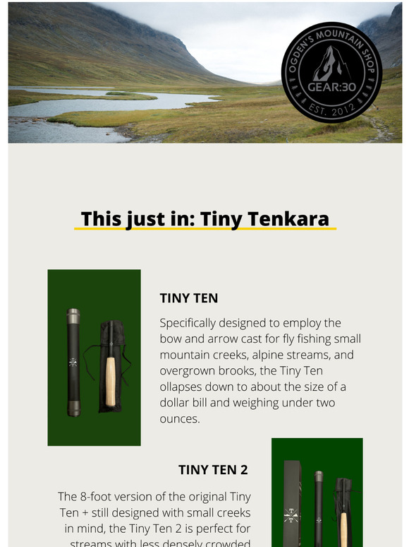 NEW: Tiny Tenkara Fly Rods