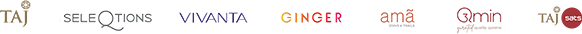 Taj | SeleQtions | Vivanta | Ginger | amã | Qmin | Taj Sats