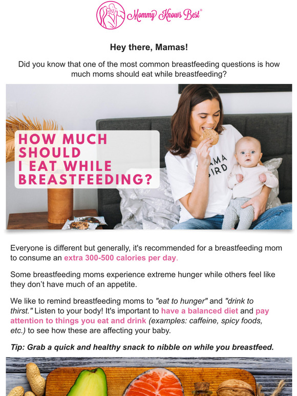  Nursing moms: How much should you eat? 